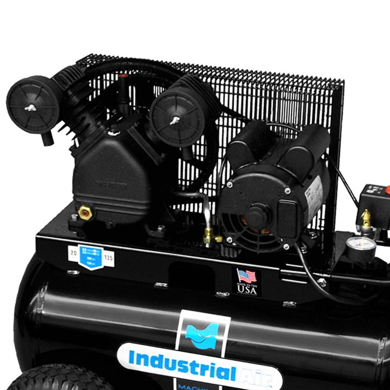 Industrial Air IP1682066.MN 120-Volt 20 Gallon 1.6 HP Horizontal Air Compressor - Image 2