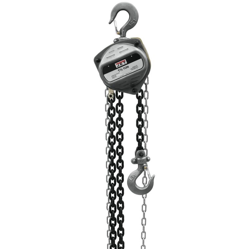 JET S90-150-20 1-1/2 Ton Hand Chain Manual Hoist with 20' Lift - 101922