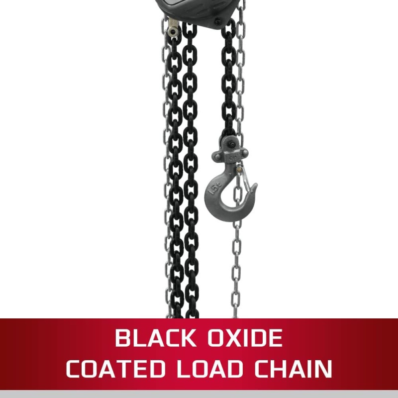 JET 101932 S90-200-20 2 Ton Hand Chain Manual Hoist w/ 20' Lift - Image 4