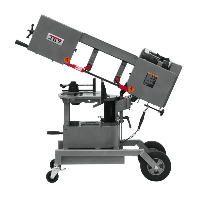 JET HVBS-10 1-Hp 115V Self-Propelled Dual Mitering Portable Bandsaw