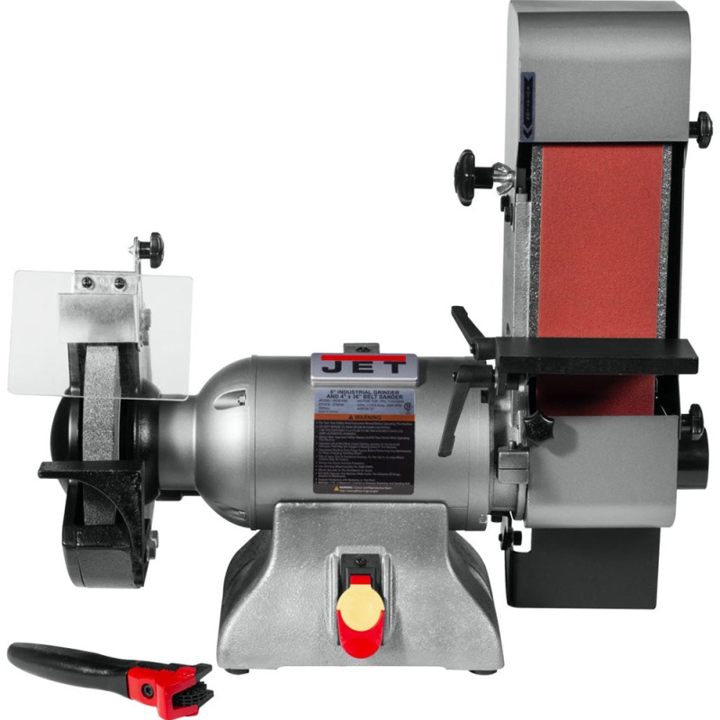 Jet 578436 IBGB-436 115/230V 8 Inch Industrial Grinder4 x 36 Inch Belt Sander