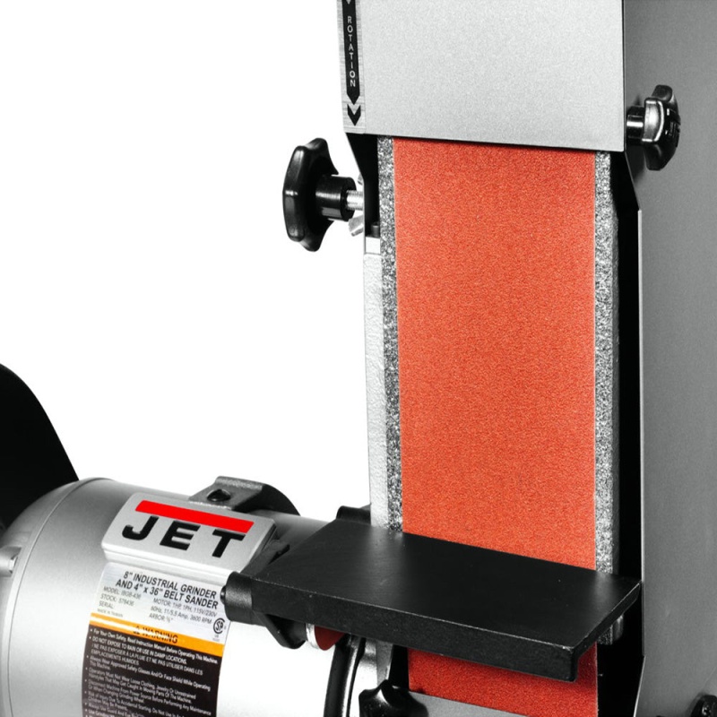 Jet 578436 IBGB-436 115/230V 8 Inch Industrial Grinder4 x 36 Inch Belt Sander - Image 2