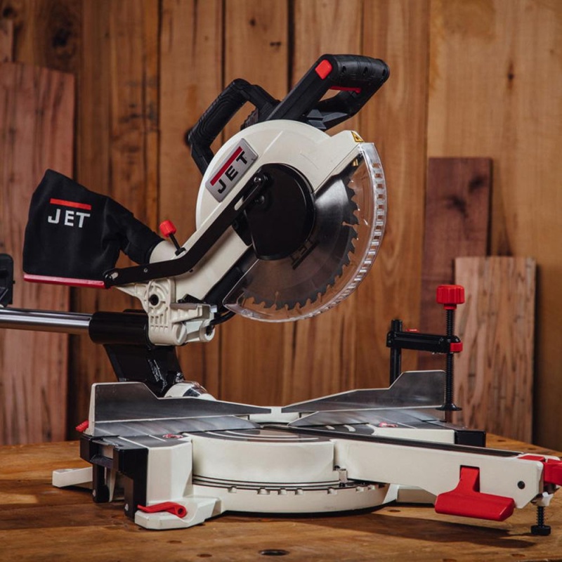 JET 707210 115V 10 Inch Sliding Dual Bevel Compound Miter Saw - Image 8