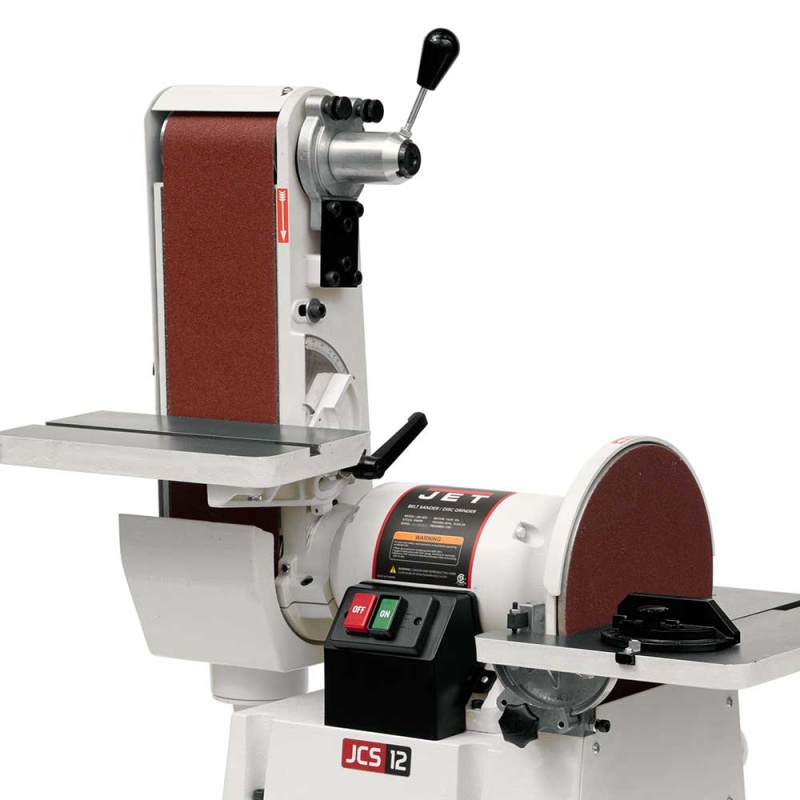 Jet JSG-6CS 1.5HP 1Ph 115/230V 6"x48" Belt / 12" Disc Sander with Closed Stand - Image 2