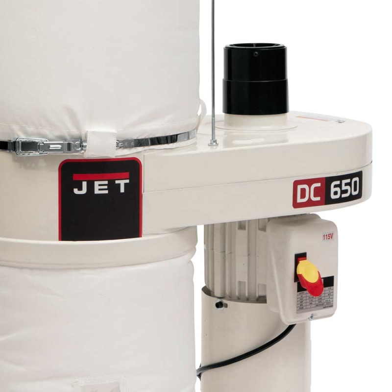 Jet DC-650 1HP CFM Dust Collector with 708642BK - Image 2