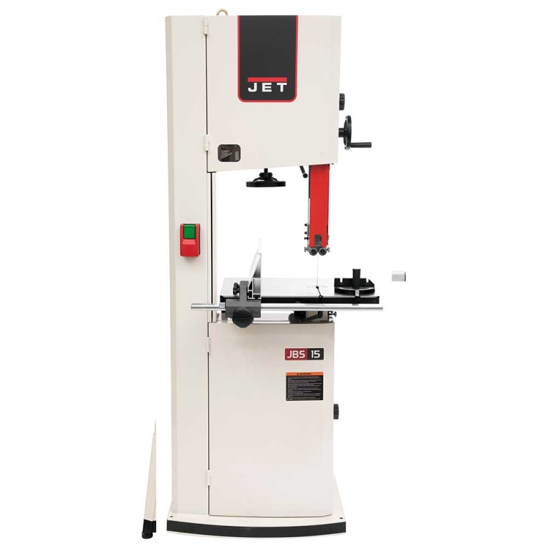 JET JWBS-15 1.75-Hp 115/230V 15" Heavy Duty Bandsaw w/ Cast Iron Fence System