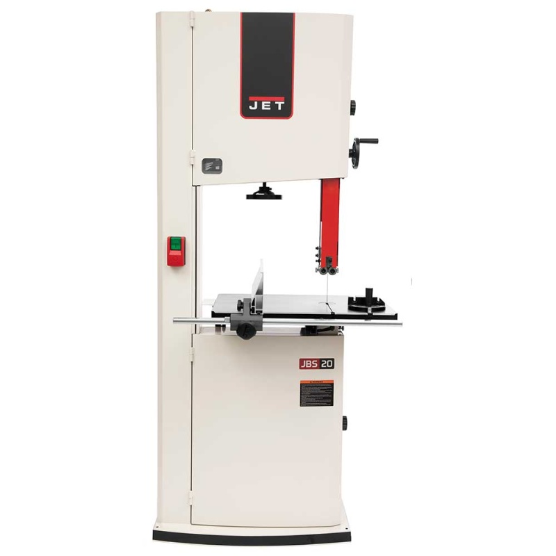 JET 714800 JWBS-20-3 230V 3HP 20" Heavy Duty Steel Frame Bandsaw