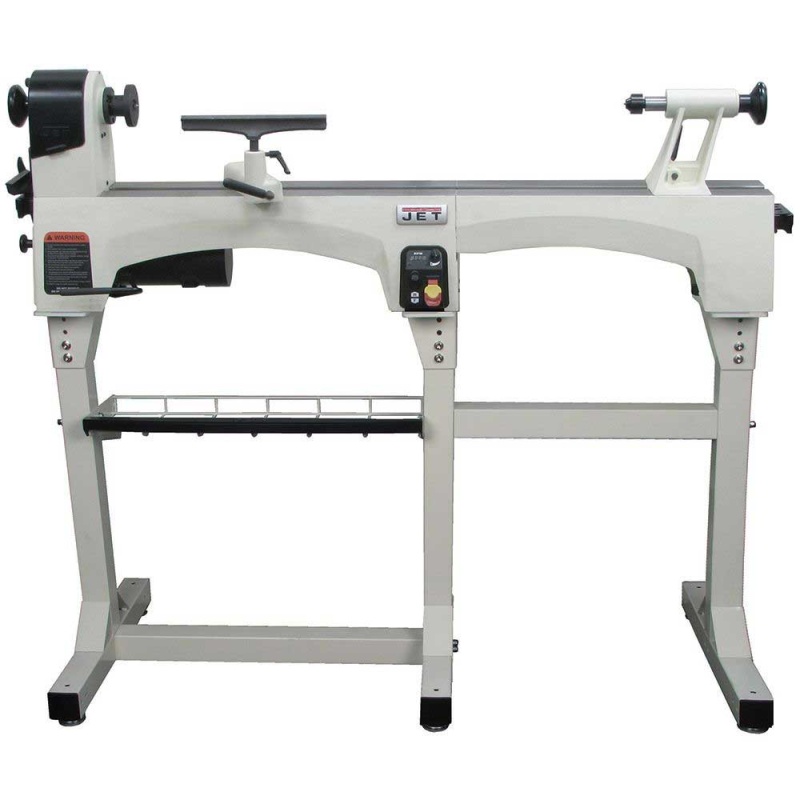 Jet JWL-1221VS 12" x 21" Corded Variable Speed Wood Lathe Bed Extension - Image 3