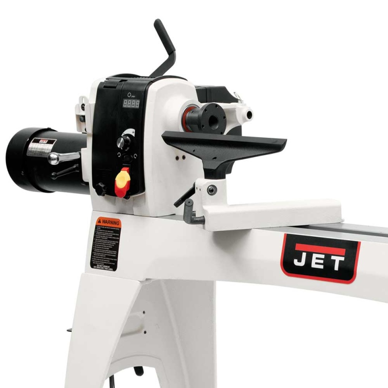 Jet 719500 JWL-1640EVS 115V 1.5-HP 16" X 40" Variable Speed Woodworking Lathe - Image 3