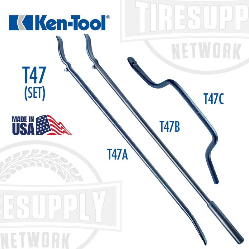 Ken Tool | Heavy Duty Tubeless Tire Iron Set 34846 (T47)