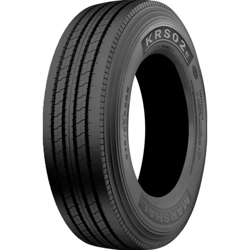 Set of 8 Tires 295/75R22.5 Kumho KRS02e Steer 16 Ply