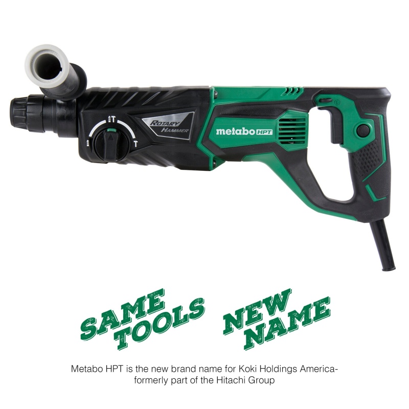 Metabo HPT DH26PF 1" SDS Plus 3 Mode Corded Lightweight Rotary Hammer w/ Case - Image 4