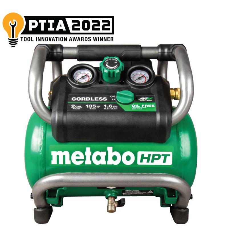 Metabo HPT EC36DAQ4 36V 2 Gallon Cordless Brushless Air Compressor - Bare Tool