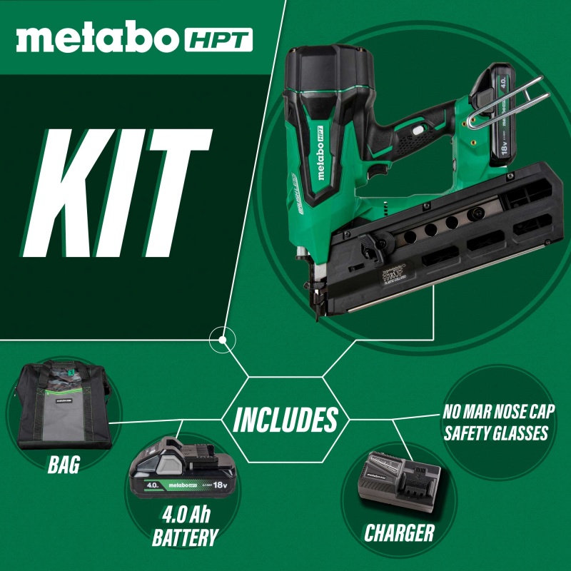 Metabo HPT NR1890DRST 18V Multivolt Cordless Plastic Strip Framing Nailer - Image 11