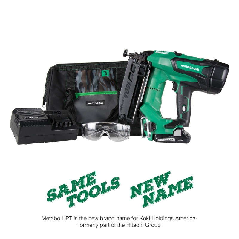 Metabo HPT NT1865DMSTM 18V 16 Gauge 12" Cordless Straight Finish Nailer - Image 3