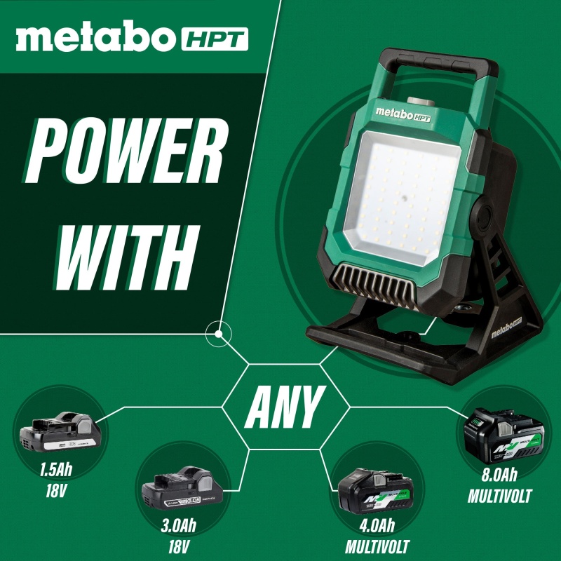 Metabo UB18DCQ4M 18V 4K Lumen Cordless LED Work Light - Image 2