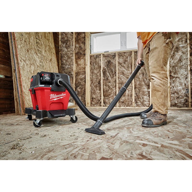 Milwaukee 0910-20LN M18 FUEL 6 Gallon Wet/Dry Vacuum w/ AIR-TIP Brush/Nozzle Kit - Image 10