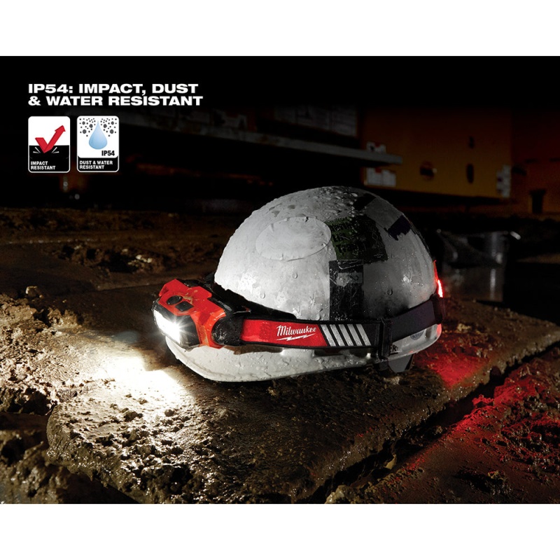 Milwaukee 2116-21 600 Lumens LED USB Rechargeable BEACON Hard Hat Light - Image 7