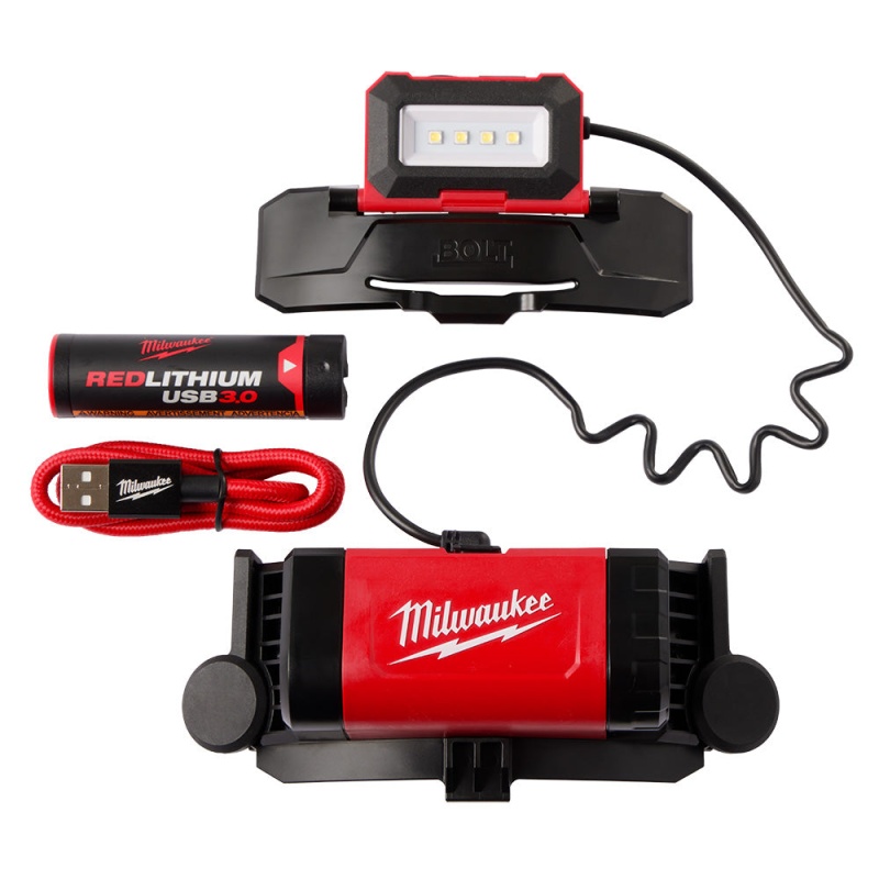 Milwaukee 2118-21 BOLT REDLITHIUM USB Cordless Headlamp