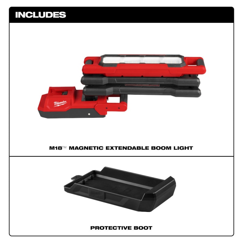 Milwaukee 2129-20 M18 18V Cordless Magnetic Extendable Boom Light - Bare Tool - Image 3