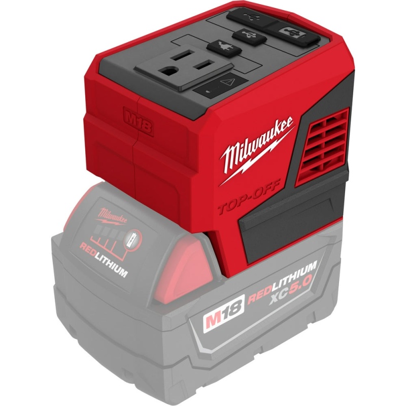 Milwaukee 2144-20TO M18 18V Site Light Combo w/ M18 Top Off Power Supply - Image 14