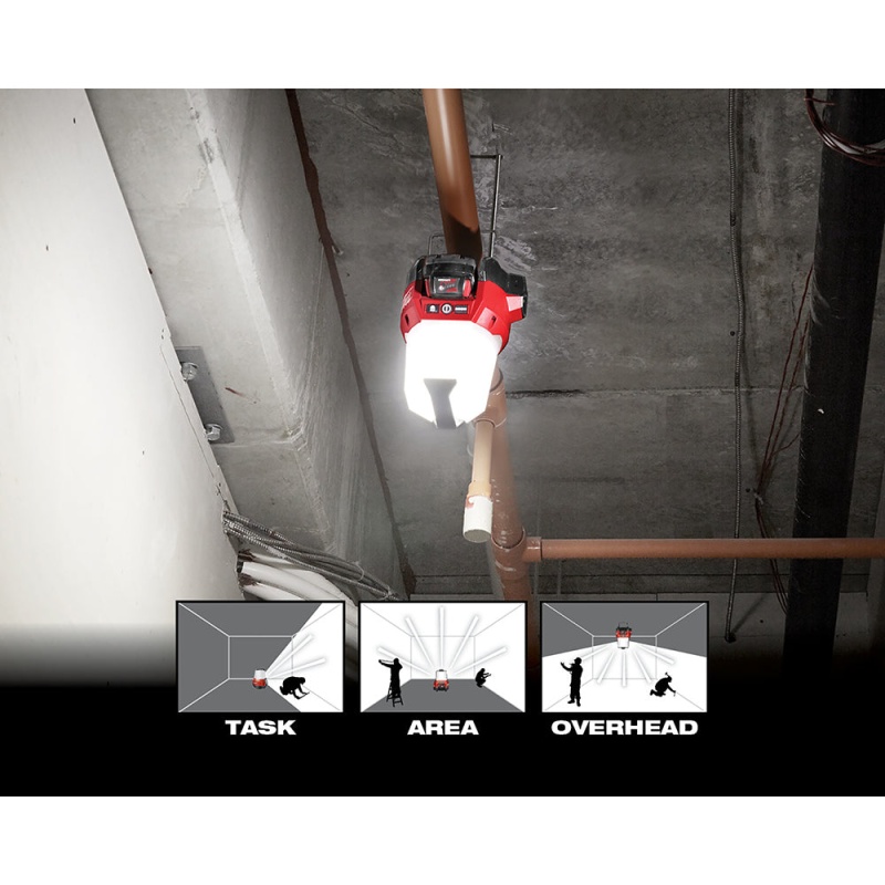 Milwaukee 2144-20 M18 18V Compact Li-Ion LED Site Light w/ Flood Mode -Bare Tool - Image 8