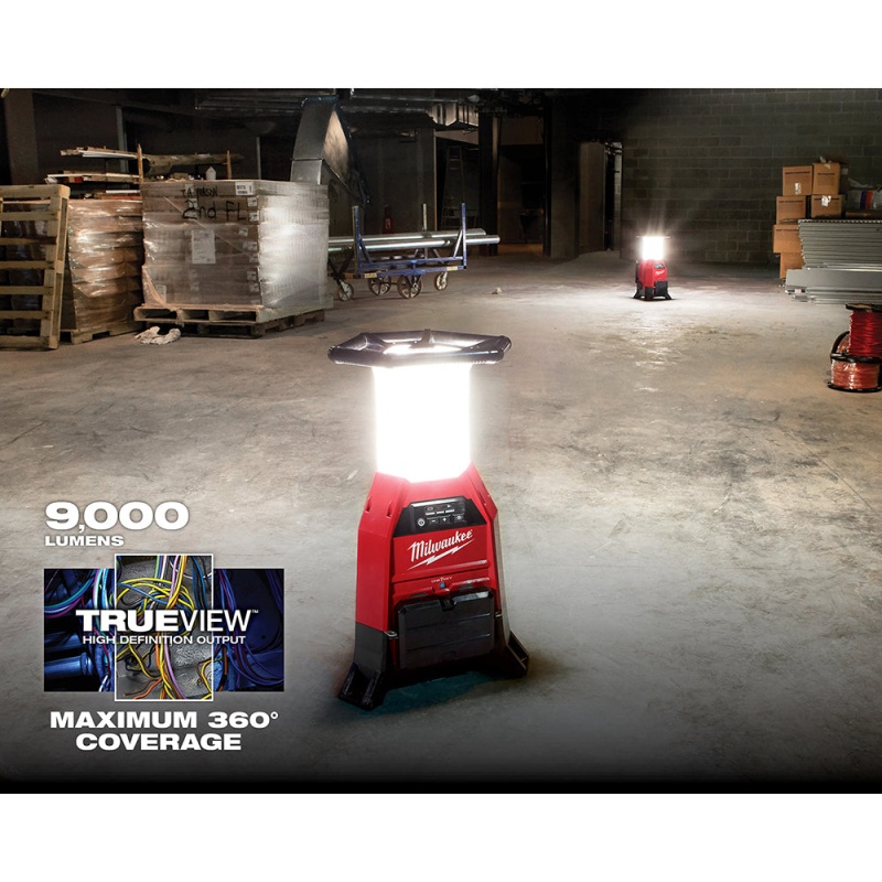 Milwaukee 2150-20 M18 18V Radius Site Light/Charger ONE-KEY - Bare Tool - Image 4