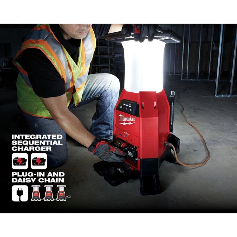 Milwaukee 2150-20 M18 18V Radius Site Light/Charger ONE-KEY - Bare Tool - Image 5