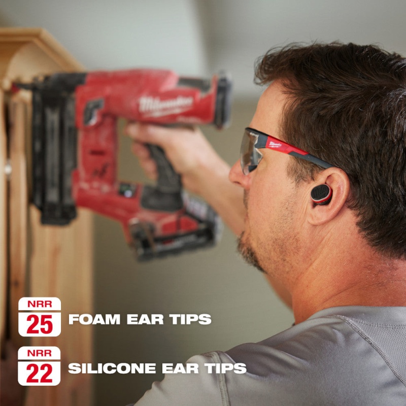 Milwaukee 2191-21HH USB Cordless Jobsite Ear Buds w/ Hard Hat Light - Image 17