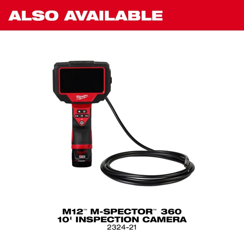 Milwaukee 2323-21 M12 12V 360 Cordless M-Spector 4' Inspection Camera - Image 10