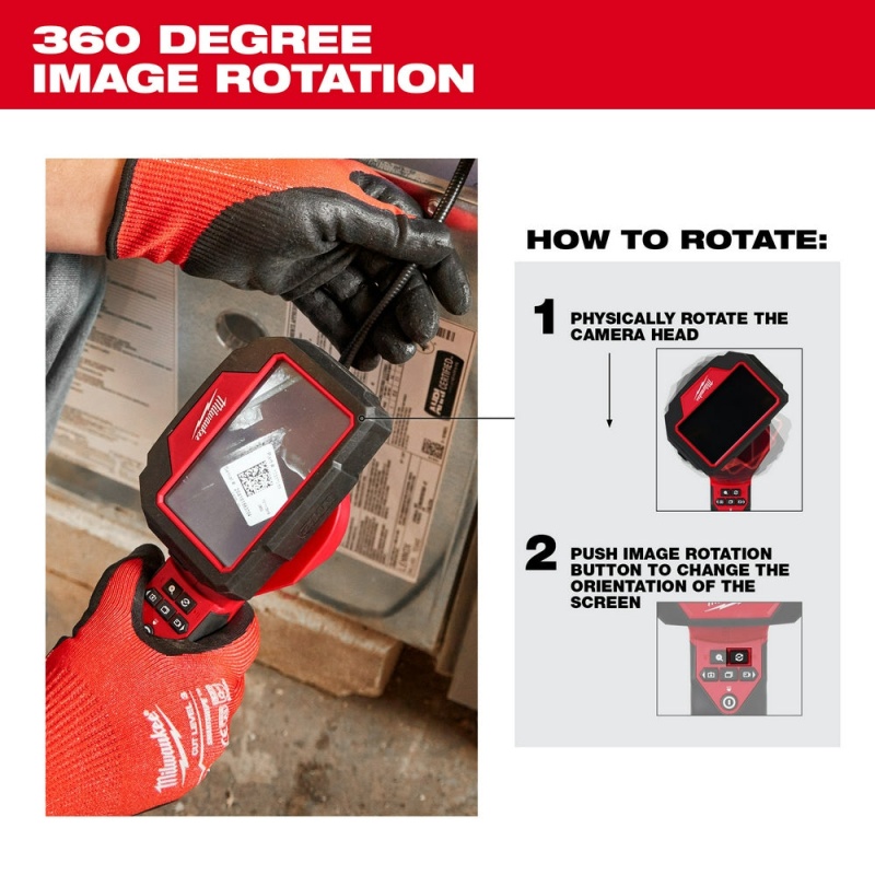 Milwaukee 2324-21 M12 12V 360 Cordless M-Spector 10' Inspection Camera - Image 4