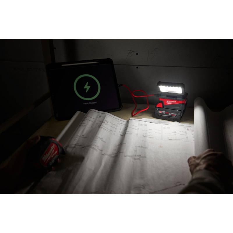 Milwaukee 2359-20 M18 18V ROVER Compact Folding Flood Light - Bare Tool - Image 9