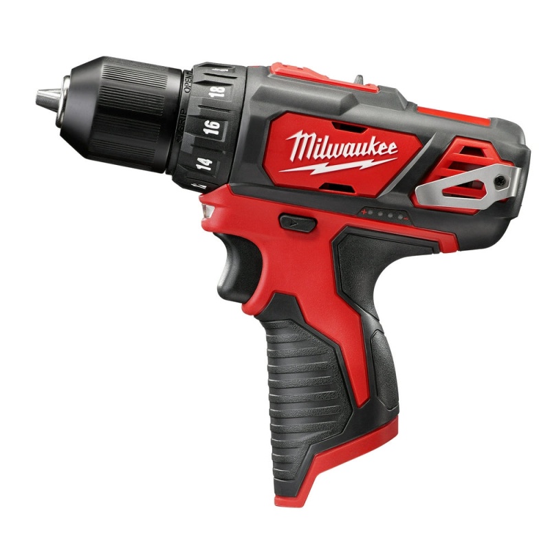 Milwaukee 2407-20 M12 12V 3/8" Drill/Driver w/ Belt Clip - Bare Tool