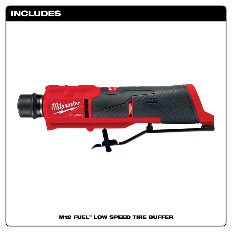 Milwaukee 2409-20 M12 FUEL 12V Brushless Li-Ion Low Speed Tire Buffer -Bare Tool - Image 2