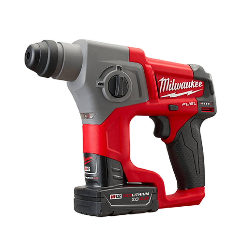 Milwaukee 2416-21XC M12 FUEL 12V 5/8-Inch 4.0Ah SDS-Plus Rotary Hammer Kit - Image 5