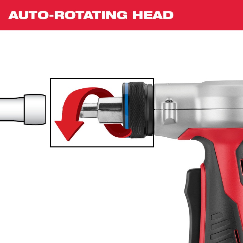 Milwaukee 2432-22 M12 12V Lithium-Ion Propex Expansion Tool Kit - Image 6