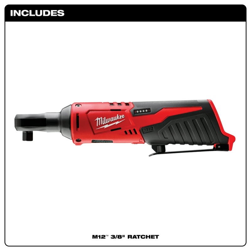 Milwaukee 2457-20 M12 12V 3/8-Inch Ratchet - Bare Tool - Image 2