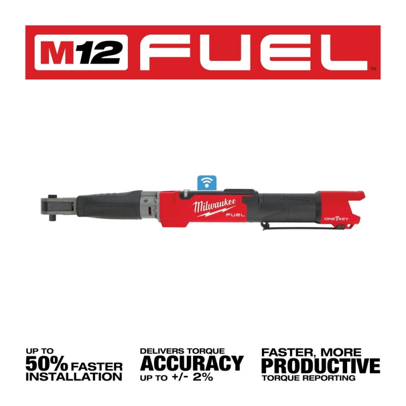 Milwaukee 2465-20 M12 FUEL 12V 3/8" Digital Torque Wrench w/ ONE-KEY - Bare Tool - Image 3