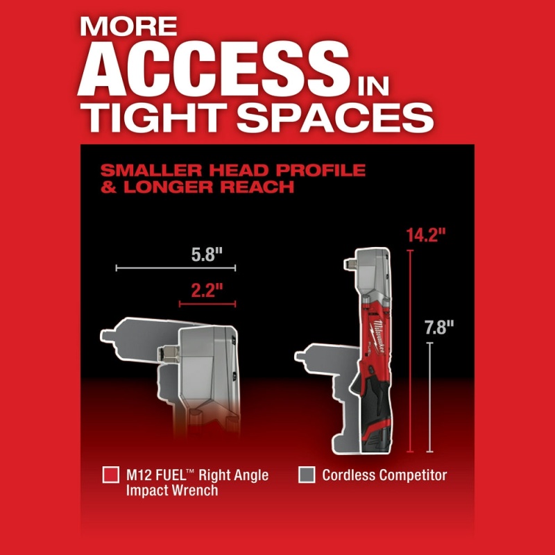 Milwaukee 2465-20 M12 FUEL 12V 3/8" Digital Torque Wrench w/ ONE-KEY - Bare Tool - Image 6