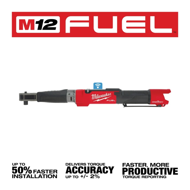 Milwaukee 2466-20 M12 FUEL 12V 1/2" Digital Torque Wrench w/ONE-KEY -Bare Tool - Image 3