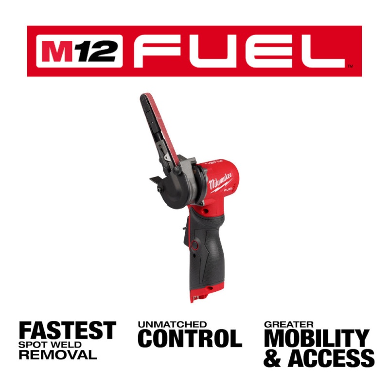 Milwaukee 2483-20 12V FUEL M12 3/8" X 13" Cordless Bandfile - Bare Tool - Image 2