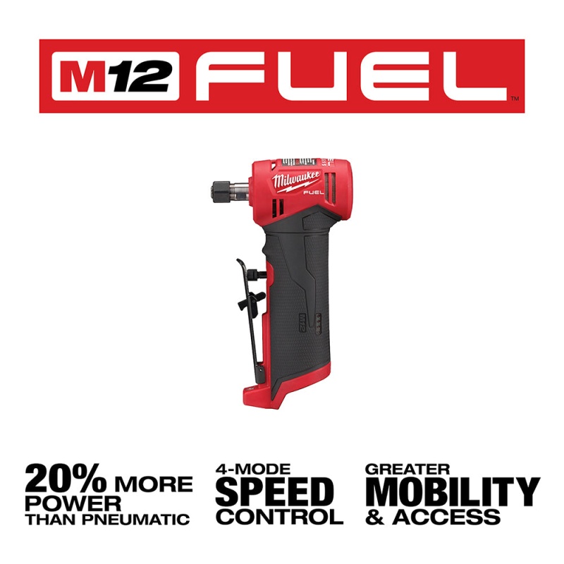 Milwaukee 2485-20 M12 FUEL 12V 1/4" Cordless Right Angle Die Grinder - Bare Tool - Image 3