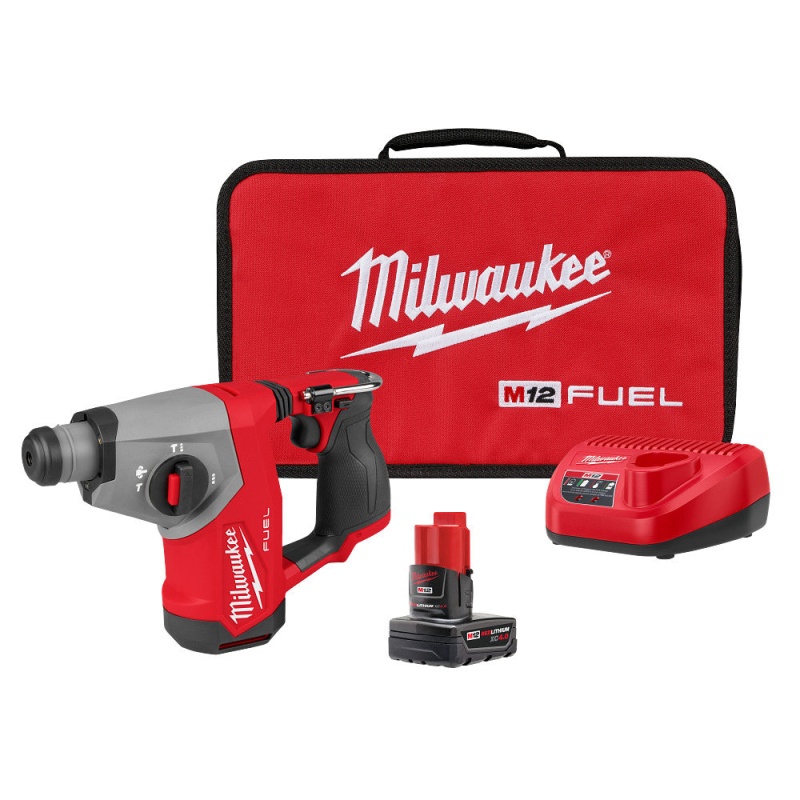 Milwaukee 2508-21XC M12 FUEL 12V 5/8" SDS Plus Rotary Hammer Kit - Image 16