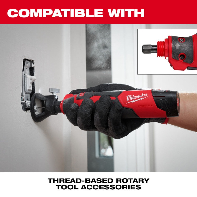 Milwaukee 2525-20 M12 12V Li-Ion Cordless Brushless Rotary Tool - Bare Tools - Image 8