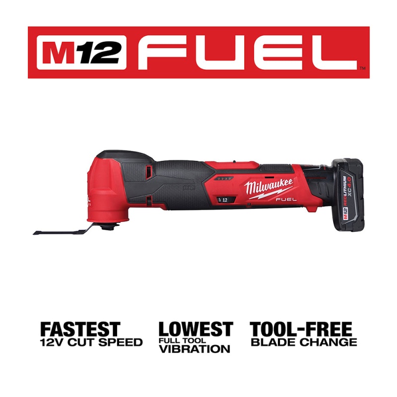 Milwaukee 2526-21XC M12 FUEL 12V Brushless Cordless Oscillating Multi-Tool Kit - Image 3