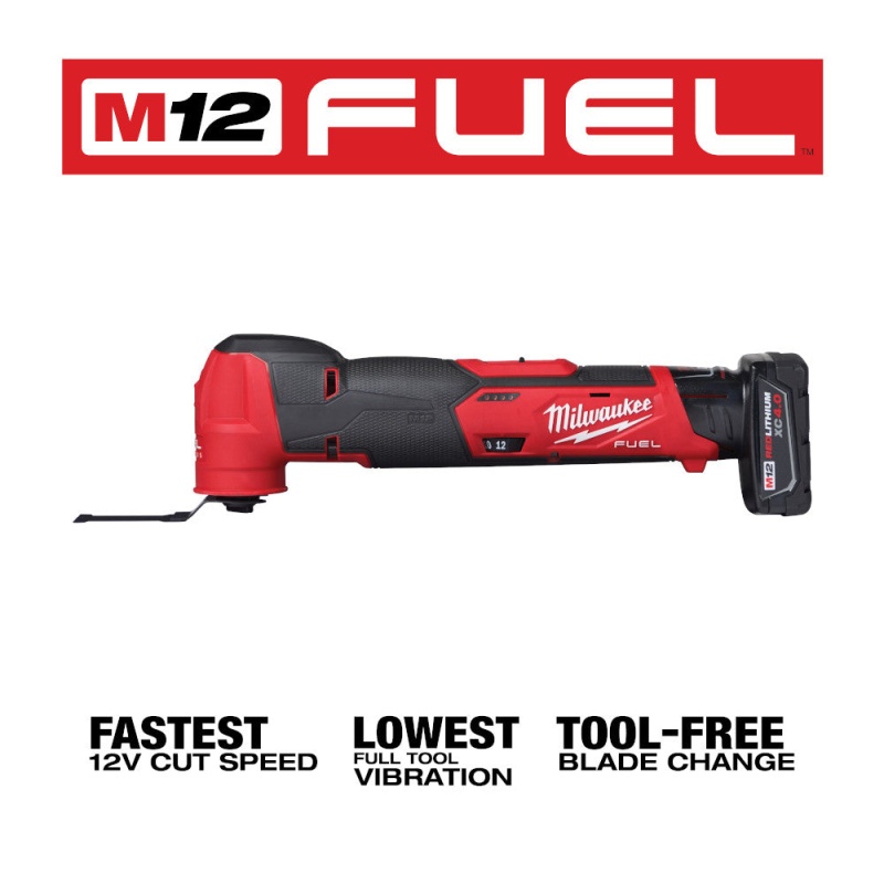 Milwaukee 2526-21 M12 FUEL 12V  Multi-Tool w/ 2.0 AH Battery - Image 2