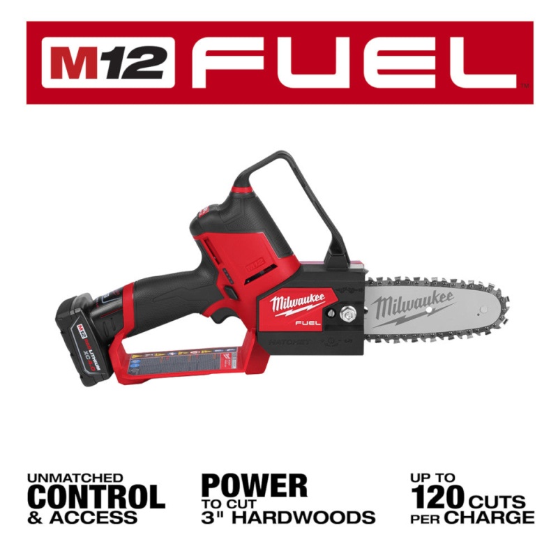 Milwaukee 2527-21x3 M12 FUEL 12V 6?? Pruning Saw Kit w/ 2 - M12 3AH Batteries - Image 9