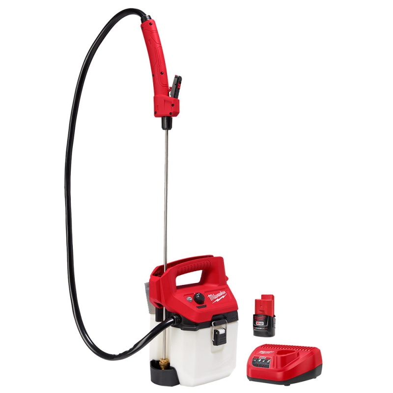 Milwaukee 2528-21G1S M12 12V 1 Gallon Handheld Sprayer Kit w/ Strap - Image 2