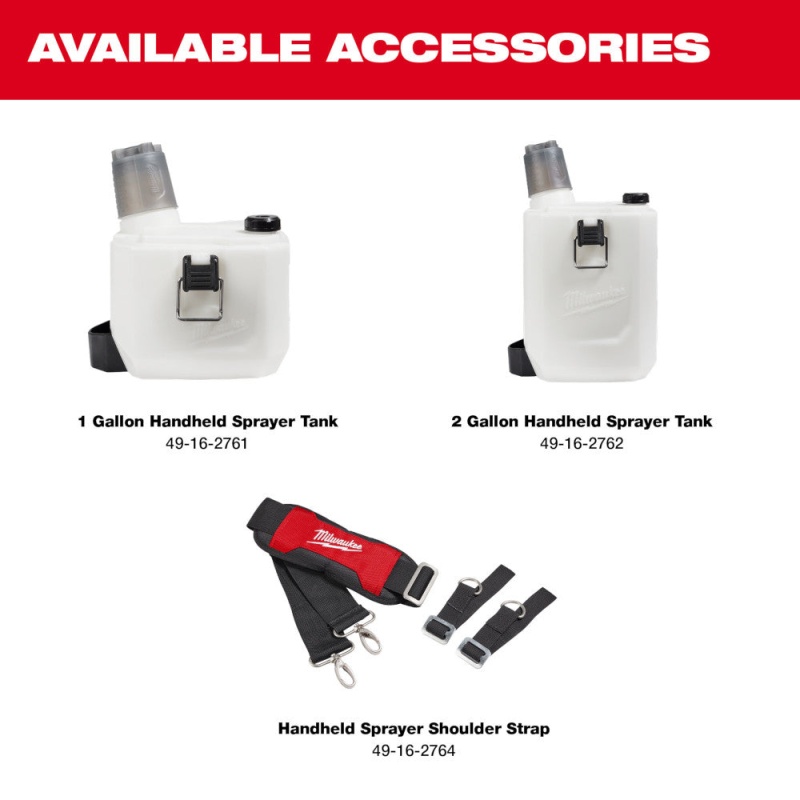 Milwaukee 2528-21G1 12V M12 1 Gallon Handheld Sprayer Kit - Image 11