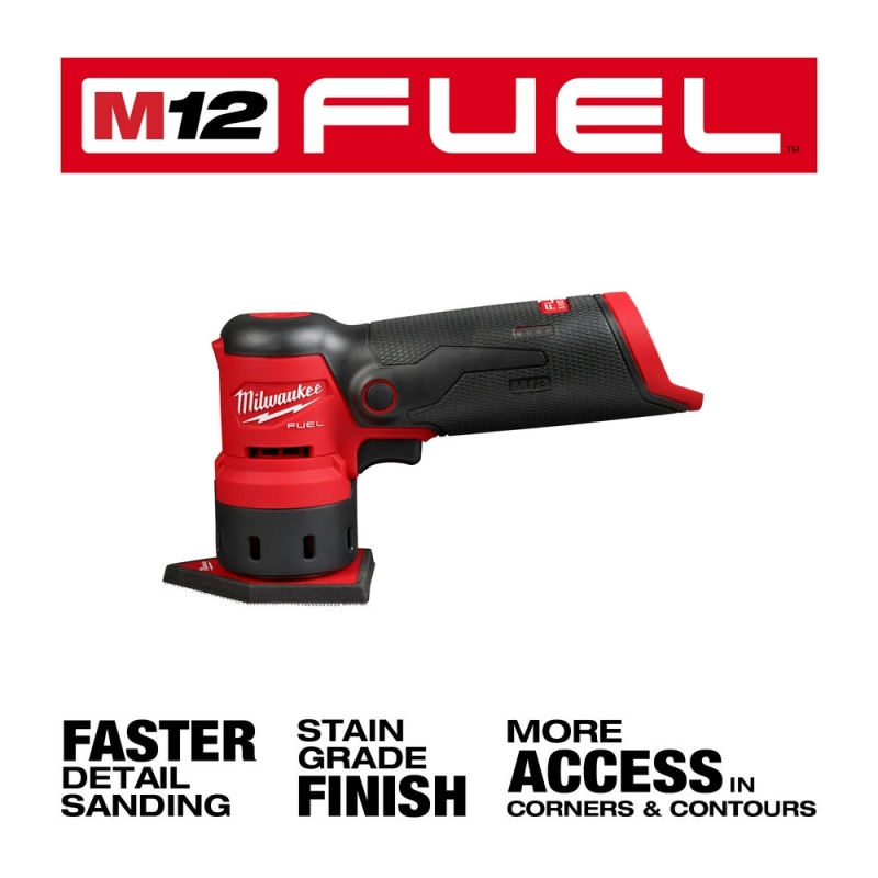 Milwaukee 2531-20 M12 FUEL 12V Cordless Orbital Detail Sander - Bare Tool - Image 3